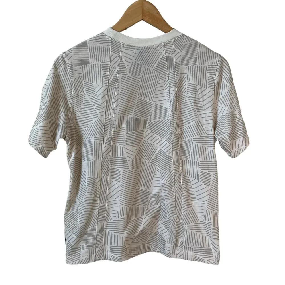 THE NORTH FACE Women Marina Luxe Crew Neck T Shirt Cream Gray S Gorpcore Outdoor - Picture 3 of 11